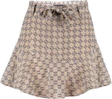 Frankie & Liberty Meisjes rok - Molly - Zwart / abrikoos print - Maat 164