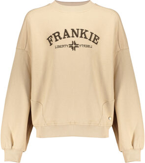 Frankie & Liberty Meisjes sweat shirt - Kymora C - Zand - Maat 152