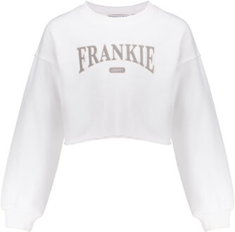 Frankie & Liberty Meisjes sweater B - Margot - Krijt wit - Maat 176
