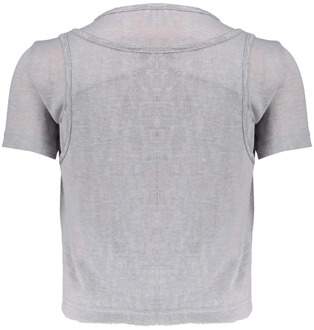 Frankie & Liberty meisjes t-shirt Grijs - 140
