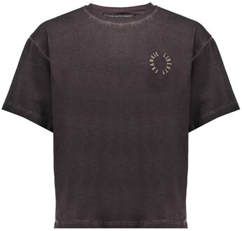 Frankie & Liberty Meisjes t-shirt - Paris - 15.2 Cool Brown - Maat 164
