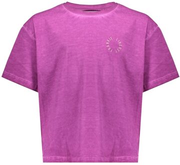Frankie & Liberty Meisjes t-shirt - Paris - Purple Pink - Maat 164