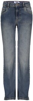 Frankie & Liberty winter jeansbroek meisjes - blauw - bootcut fit - maat 140