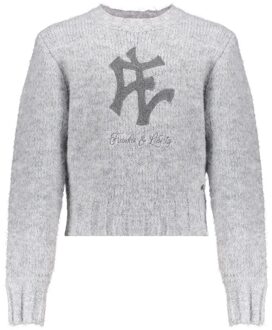 Frankie & Liberty winter sweater meisjes - grijs - NY - Maat 152