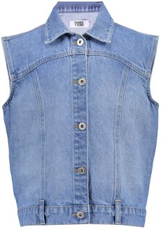 Frankie & Liberty Zomer bodywarmer meisjes - jeans blauw - Rimona - Maat 152