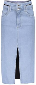 Frankie & Liberty Zomer jeans rok meisjes - licht blauw - Midi - Maat 164