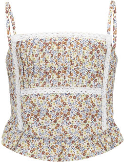 Frankie & Liberty Zomer top meisjes - multi - bloemenprint - Sterre - Maat 140