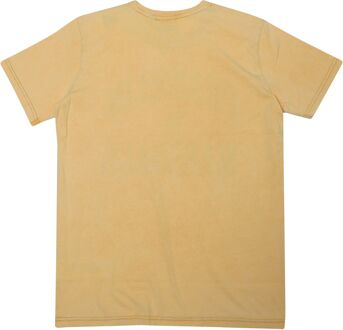 Franklin & Marshall Boy's Franklin And Marshall Junior Vintage Arch T-Shirt in Gold Goud