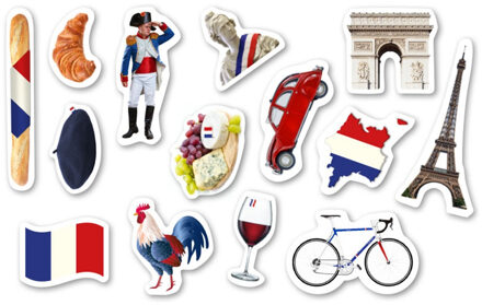 Frankrijk Confetti - 300 gram - Franse deco feestartikelen