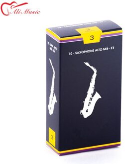 Frankrijk Klassieke Blauwe Doos Eb Altsaxofoon Riet Houtblazers Instrument Accessoires Sax Reed Sterkte 2.5 #3 #