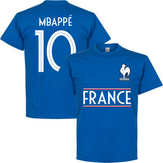 Frankrijk Mbappe 10 Team T-Shirt - Blauw - XL