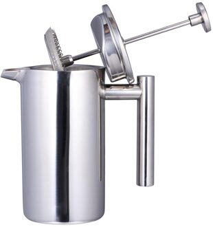 Franse Pers Dubbele Laag Roestvrij Staal Koffie En Thee Maker Franse Pers Warmte Behoud Percolator Koffie Containers 350ml