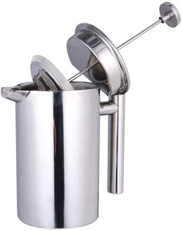 Franse Pers Dubbele Laag Roestvrij Staal Koffie En Thee Maker Franse Pers Warmte Behoud Percolator Koffie Containers 800ml