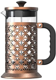 Franse Pers Koffie Thee Maker 34Oz, hittebestendig Glas 304 Roestvrij Staal Koffie Druk Pot Met 3 Filter Scherm bronzen