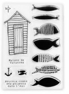 Franse Stempel Clear Stempel Voor Scrapbooking Transparante Siliconen Rubber Diy Fotoalbum Decor 851