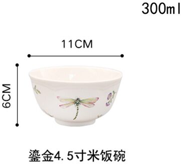 Franse Tuin Thee Kop En Schotels Set Porselein Theepot Theekopje Coaster Diner Platen Huishoudelijke Theewaar Sets Coffeeware Leverancier 4.5 duim bowl