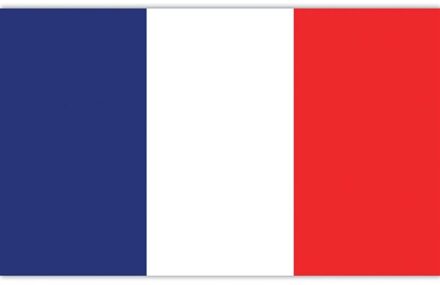 Franse Vlag 90 x 150cm Multikleur - Print