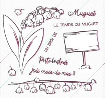 Franse Woorden Transparant Clear Siliconen Stempel/Zegel Voor Diy Scrapbooking/Fotoalbum Decoratieve Duidelijke Stempel ST0966