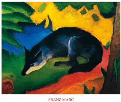 Franz Marc - Fuchs Kunstdruk 80x60cm