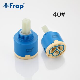 Frap 10 stuks 40mm Keramische Cartridge voor Kraan Mixer Lage Koppel Spindel Gratis Rotatie Flat Base keuken Kraan Accessoires f50