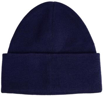 Fred Perry Accessories Fred Perry Graphic Beanie Hat in Navy Blauw
