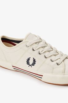 Fred Perry B708 Vintage Tennis Canvas Heren Witte Sneakers - EU 46 / UK 11