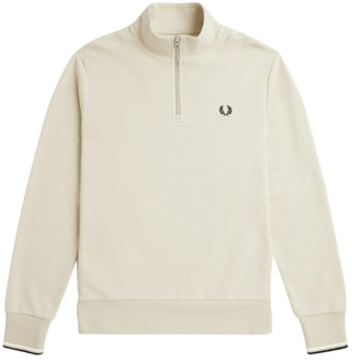 Fred Perry Basis Sweater Fred Perry , Beige , Heren - Xl,L,M,S