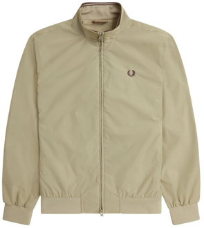 Fred Perry Beige Winddichte Jas Fred Perry , Beige , Heren - S