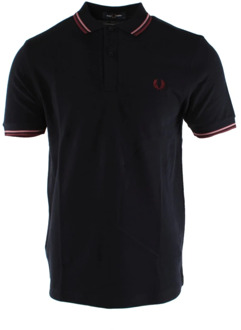 Fred Perry Blauw Katoenen Polo Shirt Fred Perry , Blue , Heren - M