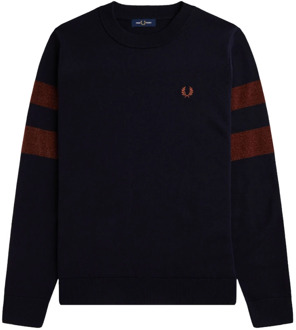 Fred Perry Blauwe Sweaters voor Heren Fred Perry , Blue , Heren