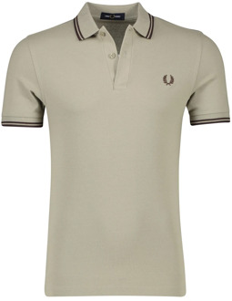 Fred Perry Bruine poloshirt korte mouw Fred Perry , Brown , Heren - 2Xl,M,S