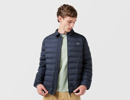 Fred Perry Collared Baffle Jacket, blauw - M