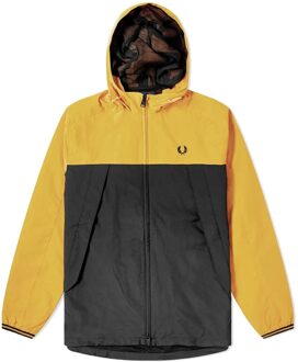 Fred Perry Colour Block Panel Jacket - Tussenjas Geel - L