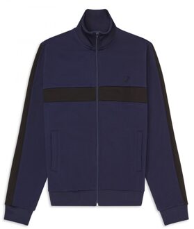 Fred Perry Contrast Panel Track Jacket - Blauw - Heren - maat  S