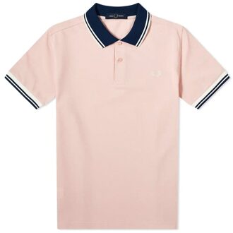 Fred Perry Contrast Rib Polo Shirt Heren Poloshirt S