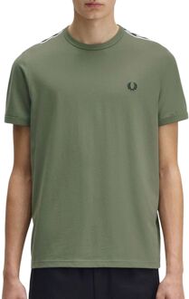 Fred Perry Contrast Tape Ringer Shirt Heren - XL