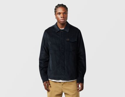 Fred Perry Corduroy Overshirt, blauw - M