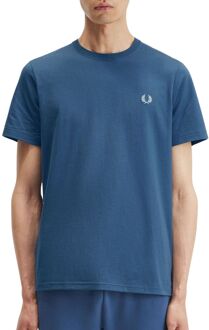 Fred Perry Crew Neck Shirt Heren blauw - XL