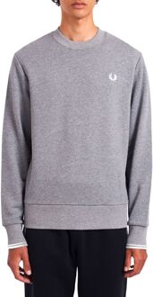 Fred Perry Crew Neck Sweatshirt - Grijze Sweater Grijs - XL