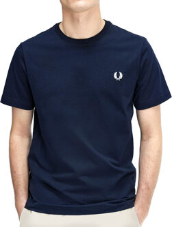 Fred Perry Crew Neck T-Shirt - Navy T-shirt - M