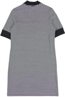 Fred Perry Dames/Dames Gestreept T-shirt Jurk (Wit, Marine)