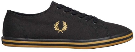 Fred Perry Dames Kingston Twill Sneakers (Zwart) - maat