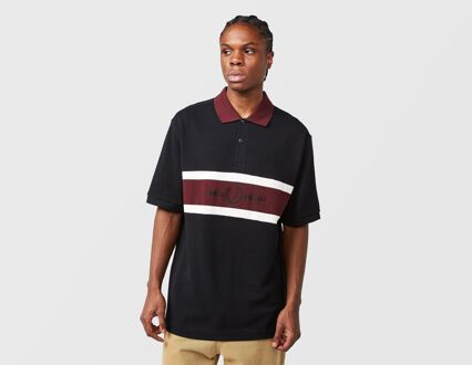 Fred Perry Embroidered Panel Polo, blauw - XL