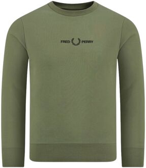 Fred Perry Embroidered Sweater Heren - XL