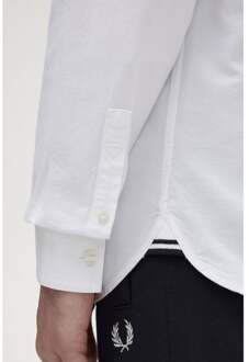 Fred Perry Fp Oxford Overhemden - maat Wit