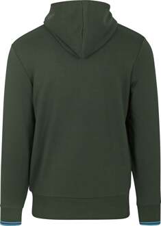 Fred Perry Geborduurd Logo Hoodie van Katoen Fred Perry , Green , Heren - Xl,L