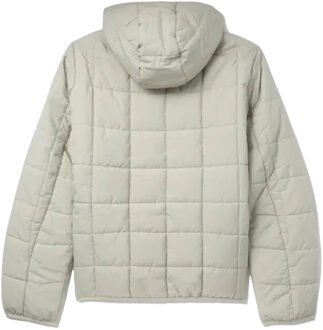 Fred Perry Geïsoleerd, gewatteerd herenjack Grid (Oester) Gebroken wit - XL