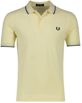 Fred Perry Gele poloshirt met korte mouw Fred Perry , Yellow , Heren - Xl,L