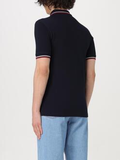 Fred Perry Getipte Poloshirt Klassiek Korte Mouwen Navy