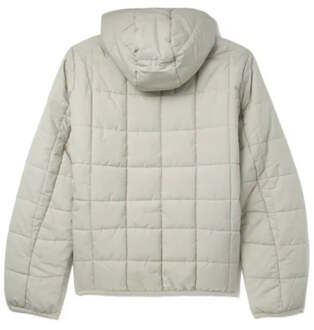 Fred Perry Grid Detail Geïsoleerd Licht Oyster Wit Jack - maat Beige